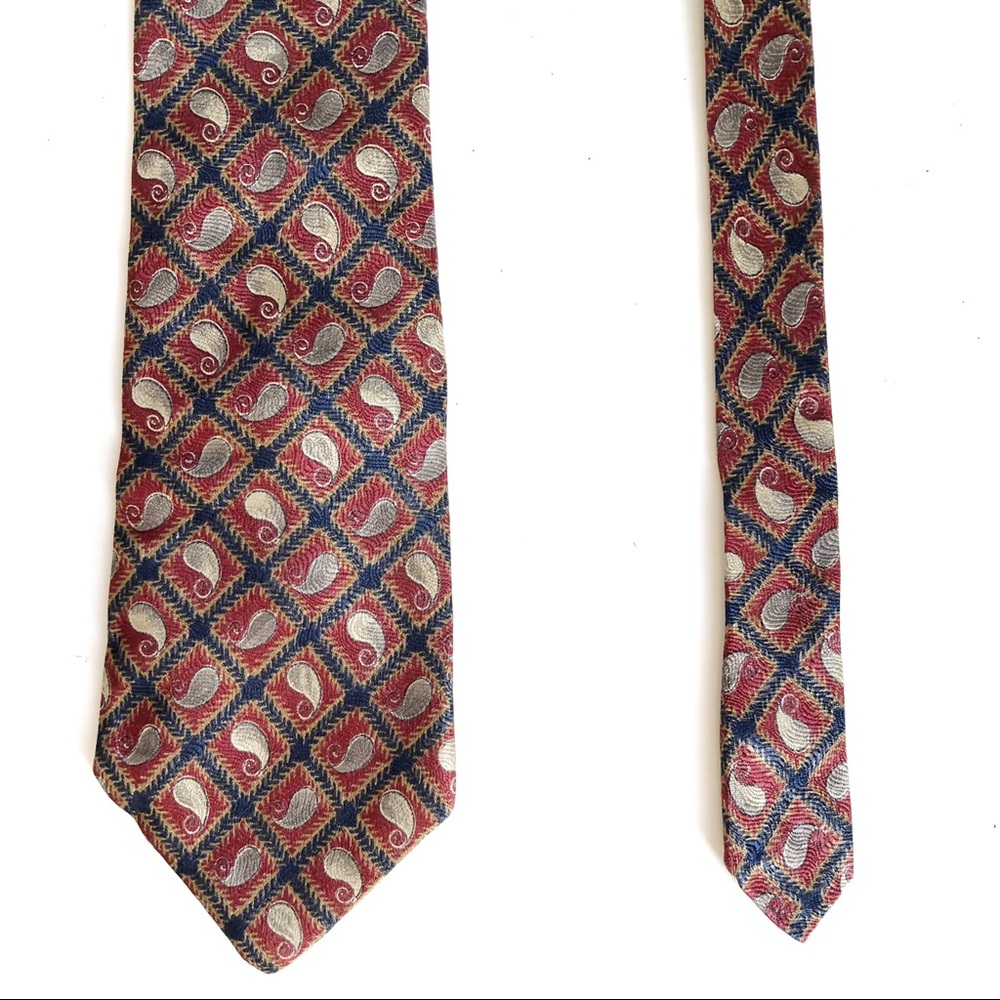 GRAHAM & LOCKWOOD London England Woven Tie Silk